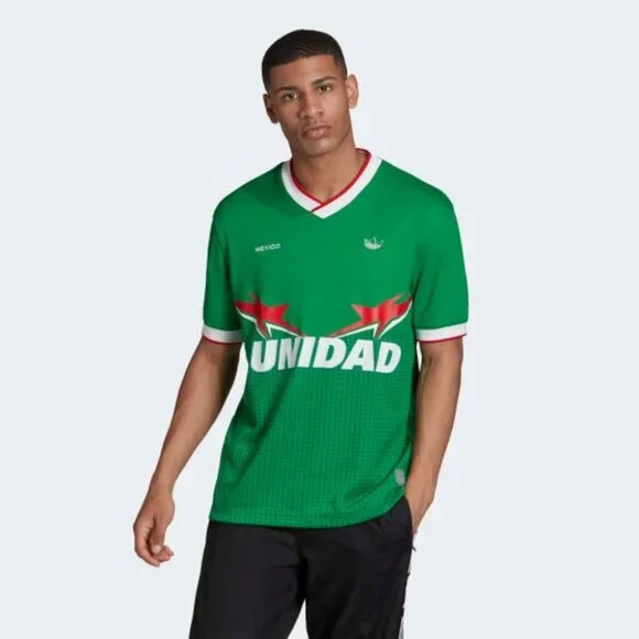 adidas Shirts Adidas Fn965 Mexico Unidad Jersey Top Green